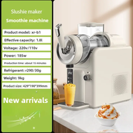 XINHONG Slushie Machine เครื่องทำสเลอปี้และไอศกรีมอัตโนมัติ ( สี Snow สีขาว )