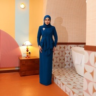 EVELYN ADULT - KURUNG PEPLUM CHIFFON FLOWY MODERN