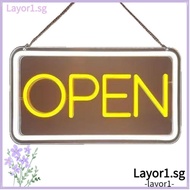 LAYOR LED Neon Sign, Window Sign Dimmable Neon Sign, Durable Decorative Light Business Sign USB Powe