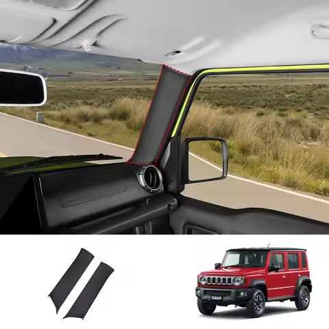 LHD RHD For Suzuki Jimny Nomade 2025 2026 Car Leather A-Pillar Inner Trim Panel Cover Trim Interior 