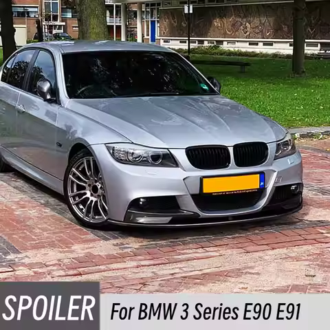 For 2009-2012 BMW 3 Series E90 E91 Car Front Bumper Lip Chin Spoiler Splitter Diffuser Bodykit M Spo