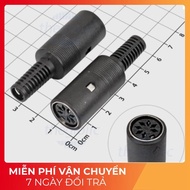 [2 Pieces]- 7-Pin Female DIN Head Wire Connector Tech Components