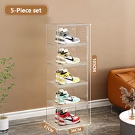 กล่องใส่รองเท้าฝาหน้า กรอบหน้า-หลัง สามารถใส่รองเท้า หรือของอเนกประสงค์ได้(Sizeใหญ่)