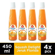 ABC Squash Delight Syrup Florida Orange 450 ML - Multi Pack 4 pcs