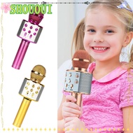 SHOUOUI Voice Changing Microphone, USB Charging With Speaker Wireless Karaoke Microphone, Durable Re