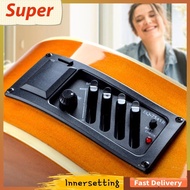 [innersetting.my] 4-Band Eq Equalizer Piezo Pickup Eq-7545R Acoustic Guitar Preamp Tuner