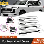 Car Anti-scratch Door-Handle-Cover ABS For Toyota Land Cruiser 300 J300 2022 Accessories Lexus LX J3