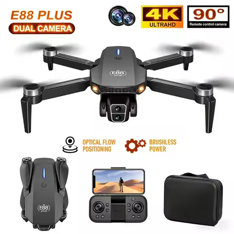 HD Dual Camera Aerial Photography Remote Control Aircraft Quadcopter Toys UAV GPS WIFI Professional 