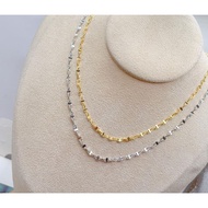 Toscano titanium lobster hook necklace 750 rantai leher perempuan