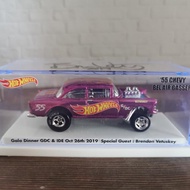Hot Wheels 55 chewy Bel Air Gasser Dinner Car Ide 6 Sign Bv Hotwheels