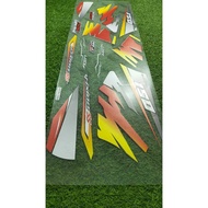 Transparent UV Stickers for Old Vixion Motorcycle Accessories - Racing Design Variation Stickers - S