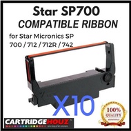 10 units Compatible Star SP700 Ribbon for Star Micronics SP 700 / 712 / 712R / 7422320627820019-10