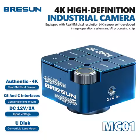 Bresun MC01 4K-MAX High-Definition Industrial Camera HDMI/USB 4K 60/30FPS for Mobile Phone Repair Mi