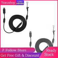 Yoaushop 5Pin USB Gamepad Cable Replacement Wire Game With Breakaway Adapter For Xbox 360 Wired Controller Accessories