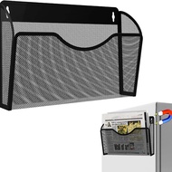 1-tier File Holder File Organizer Large Capacity File Holder For Refrigerator File Cabinets Whiteboa