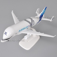 1:250 Scale Diecast Model Plane Toy Super Transporter AirBus A330-700L Beluga XL Miniature Replica