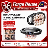 16 Heads Powerful Wireless Massager High Vibration Muscle Handheld Multi functional Massage Gun