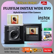 [ReadyStock]Fujifilm instax WIDE Evo Hybrid Digital Instant Film Camera 3.5" LCD Display Screen micr