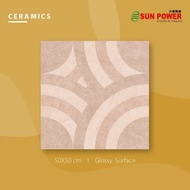 Sun Power Ceramics Keramik Lantai Kamar Mandi Beige Keramik Lantai