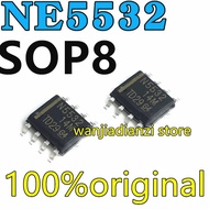 10ชิ้น NE5532DR NE5532ชิป N5532 SOP8 IC แอมป์ในการดำเนินงานตัวขยายเสียงแบบคู่เสียงรบกวนต่ำคู่การดำเน