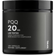 Toniiq 99%+ 20mg Supplement 120 Vegetarian Capsules - Ultra High Purity PQQ 20mg Concentrated Formul