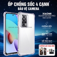 Redmi K60 / K60 Pro / K60 Ultra flexible case with 4-sided shockproof, camera protection, silicone m