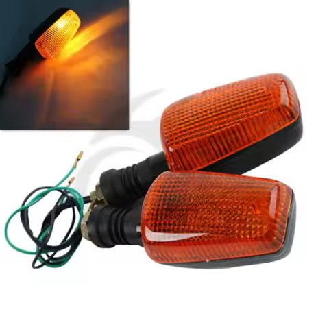 Motorcycle Turn Signal Indicator Blinker Amber Light For Yamaha XJR400 FZ400 RZ250 SRX250 SRX600 R13