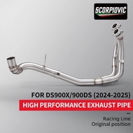 Header For VOGE 900DS 900 DS DS900X DS900 X 2024 2025 Front Mid Connecting Link Pipe Muffler