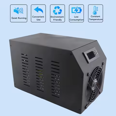 1/4HP Aquarium Water Chiller with Pump and Hose 16 Gal 60L Water Cooling System for Coral Fish Shrim