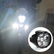 ไฟหน้ารถจักรยานยนต์สปอตไลท์ LED Moto ATV 12V 6500 K ทำงานมอเตอร์สปอตไลท์ไฟหน้ารถ DRL สีขาว