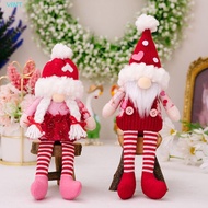 VINT Heart Gnome Plush Doll, Long-legged Cute Valentine's Day Gnome Doll, Creative Knitting Red Soft