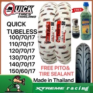 ✴QUICK TIRE FREE TIRE SEALANT &amp; PITO PHOENIX TUBELESS By 17 110/70/17 120/70/17 130/70/17 140/70/17