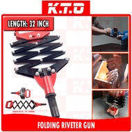 [17INCH, 32INCH] MANUAL HAND RIVETER FOLDING EXTENDING RIVET GUN / SCISSOR ACTION / POP RIVET GUN