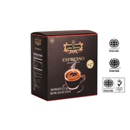 Cà phê hòa tan đen( Không đường sữa) Espresso Hộp 100 gói King Coffee