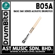 DrumBito BO5A Basic Oak Series Acoustic Drumstick – 5A [Best Budget Beginner Drumstick]
