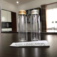 [ Chai nhựa nắp Nhôm ] 50 Chai Nhựa trong suốt nắp nhôm nắp Đen 100ml/ 70ml/ 50ml/ 30ml- 50 Chai chi