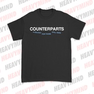 Counterparts Band T-Shirt - Eulogy Free Sticker