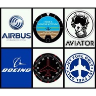 [KEDAI LOKAL ] PREMIUM Aviation Car Windscreen Stickers