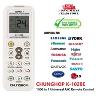CHUNGHOP K-1028E Replacement Remote Control 1000 in 1 Universal AirCond Remote