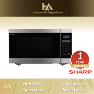 Sharp 42L Microwave Oven with Grill and Convection (Digital) R955DST 微波炉 Ketuhar