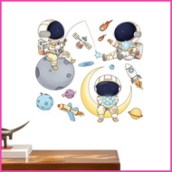 Astronaut Stickers Space Astronaut Wall Stickers Peel and Stick Outer Space Planets Decals for Class