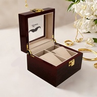 雙錶位烤漆木質高檔手錶收納盒 訂製送男士禮物手錶 客製化禮物