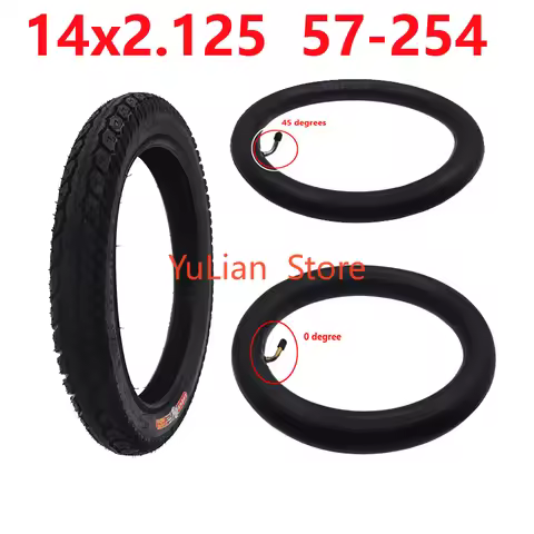 14x2.125 tire 57-254 tyre inner tube for 14'' Electric Vehicle pneumatic wheel tyre 14* 2.50 / 14x2.