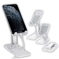 USAMS Upgrade Retractable Aluminum Alloy Desktop Folding Lazy Bracket Live Streaming At Home Movie T