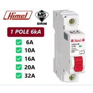 Himel 1Pole MCB 6A 10A 20A 32A HDB3wHN