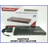 HDMI Splitter GAINTECH 8 Port/Spitter HDMI 8Port/8Port HDMI Splitter