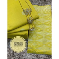 TERBARU GOLD  SILVER KAIN PASNG SONGKET TENUN TABUR EXCLUSIV