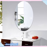 Shanshan Oval Mirror Wall Stickers Hd Acrylic Waterproof Self-adhesive Wallpaper For Home Wall Decoration