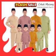 BAJU MELAYU CEKAK MUSANG L1001 RAYA SEDONDON DEWASA KIDS AVOCADO GREEN PINK GOLD NUDE [PART 1]