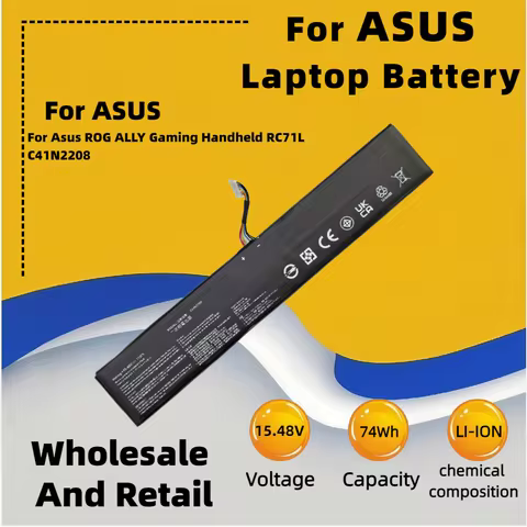 FRLESUI C41N2208 High Capacity of 74Wh 77.4Wh Battery For ASUS ROG ALLY Gaming Handheld series of RC